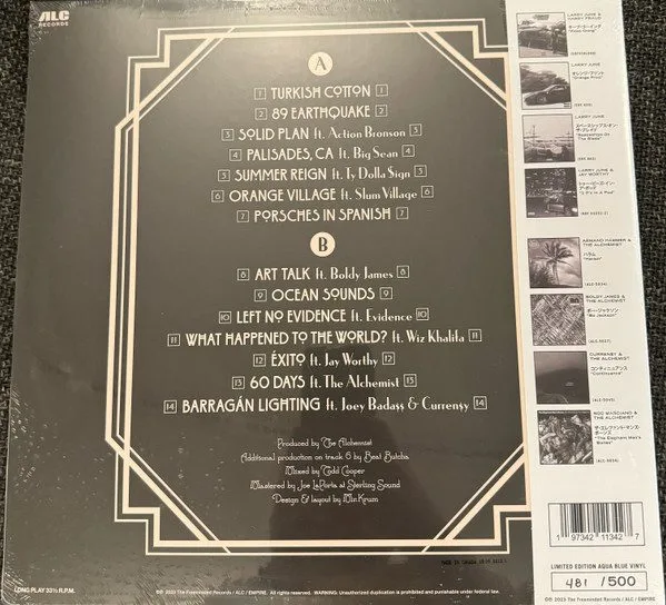 Larry June And Alchemist - Larry June And Alchemist - The Great Escape LP vinyl record cover