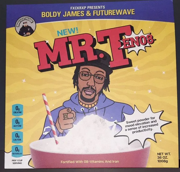 Boldy James & Futurewave (2) - Boldy James & Futurewave (2) - Mr.Ten08 LP vinyl record cover