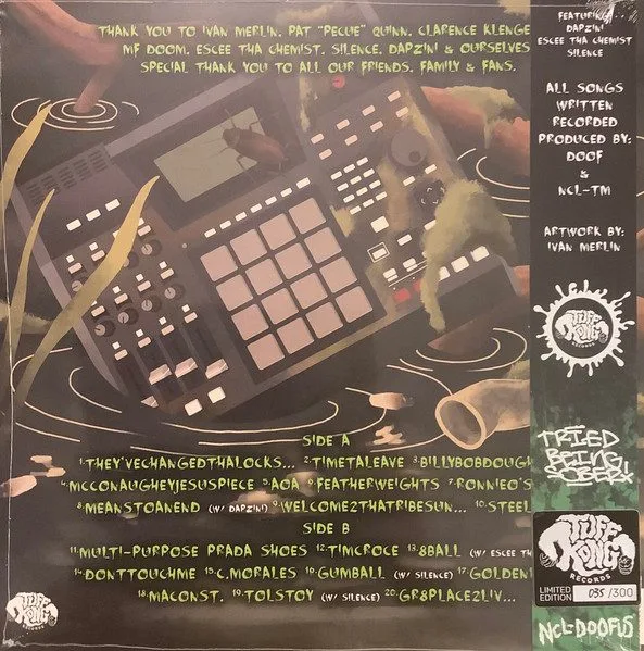 DøøFus - NCL-TM, DøøFus - Swamp Phonk LP vinyl record cover