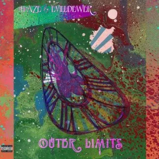 Haze Of Main Aim & Evilldewer - Haze Of Main Aim & Evilldewer - Outer Limits LP vinyl record cover