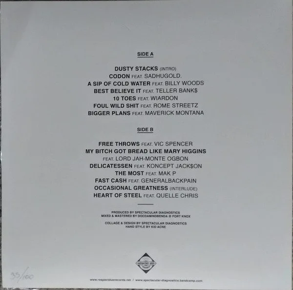 Spectacular Diagnostics - Spectacular Diagnostics - Raw Unknown LP vinyl record cover