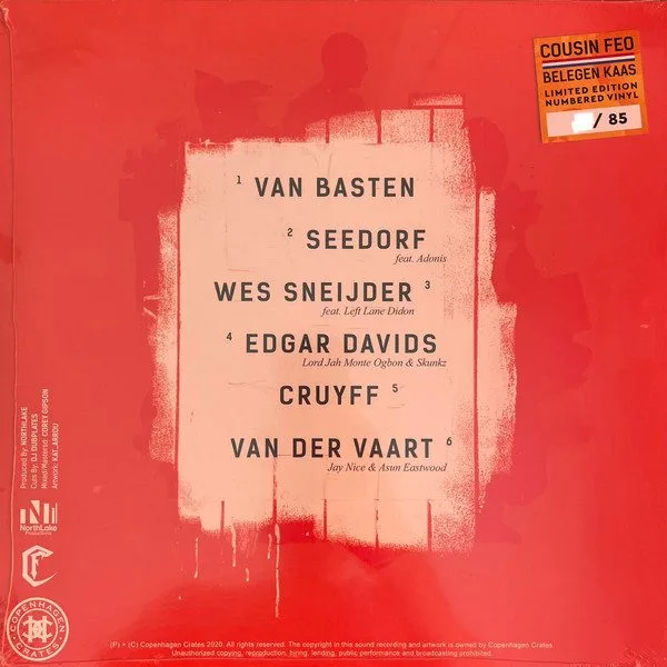 Cousin Feo x Northlake (2) - Cousin Feo x Northlake (2) - Belegen Kaas 12" vinyl record cover