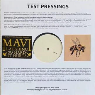 Mavi (12) - Mavi (12) - Laughing So Hard, It Hurts LP vinyl record cover