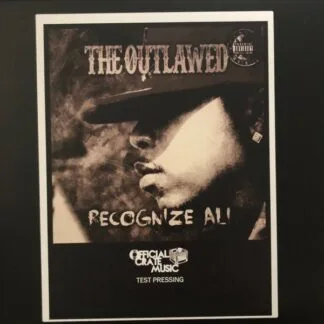 Recognize Ali - Recognize Ali - The Outlawed LP vinyl record cover