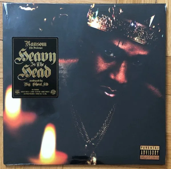 Ransom (5) X Big Ghost LTD - Ransom (5) X Big Ghost LTD - Heavy Is The Head LP vinyl record cover