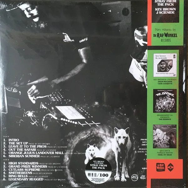 Kev Brown & J Scienide - Kev Brown & J Scienide - Stray From The Pack LP vinyl record cover