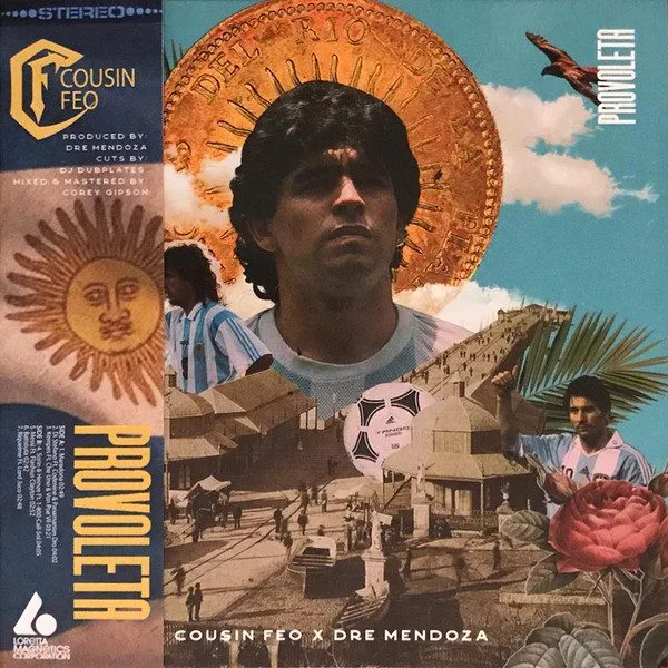 Cousin Feo x Dre Mendoza - Cousin Feo x Dre Mendoza - Provoleta 12" vinyl record cover