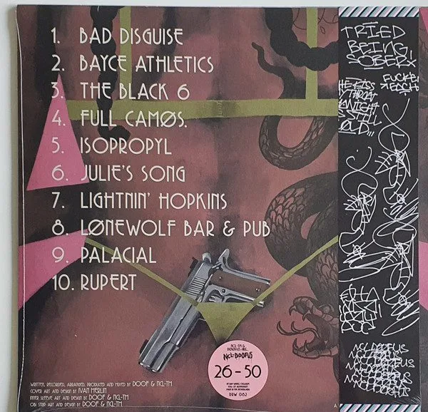 NCL-TM & DøøFus - NCL-TM & DøøFus - Hood Rat Noir LP vinyl record cover
