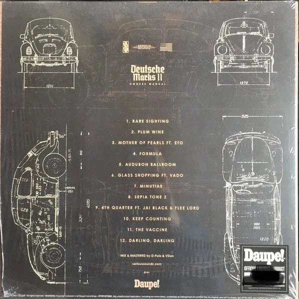 V Don x Willie The Kid - V Don x Willie The Kid - Deutsche Marks II LP vinyl record cover