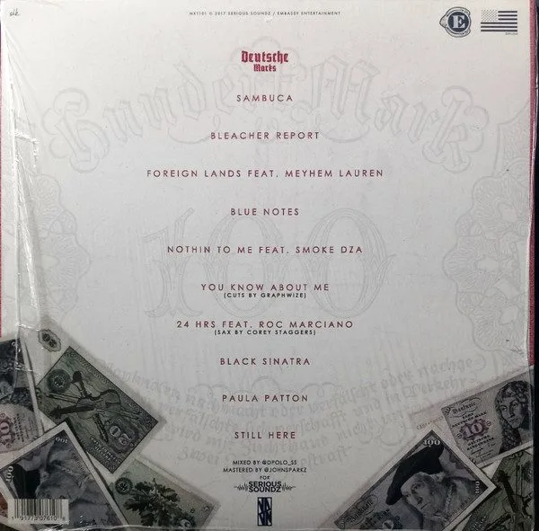 V Don x Willie The Kid - V Don x Willie The Kid - Deutsche Marks LP vinyl record cover