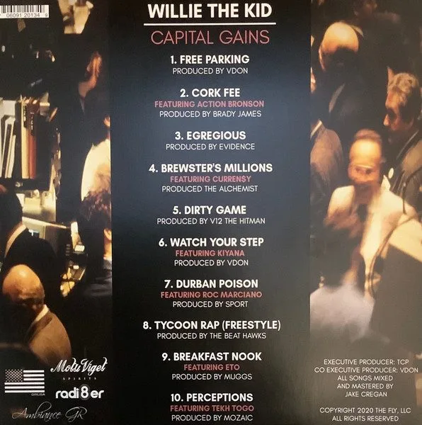 Willie The Kid - Willie The Kid - Capital Gains LP vinyl record cover