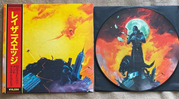 Futurewave (2) - Rome Streetz, Futurewave (2) - Razor's Edge 7" vinyl record cover