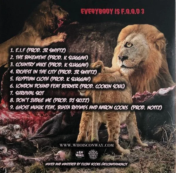 Conway The Machine - Conway The Machine - Everybody Is F.O.O.D. 3 LP vinyl record cover