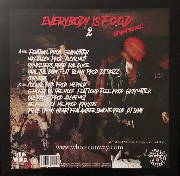 Conway The Machine - Conway The Machine - Everybody Is F.O.O.D. 2 Eat What You Kill! LP vinyl record cover