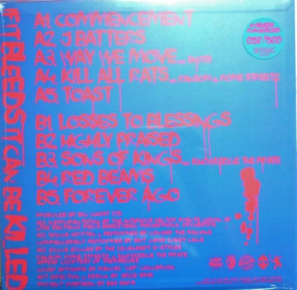 Conway The Machine X Big Ghost LTD - Conway The Machine X Big Ghost LTD - If It Bleeds It Can Be Killed LP vinyl record cover