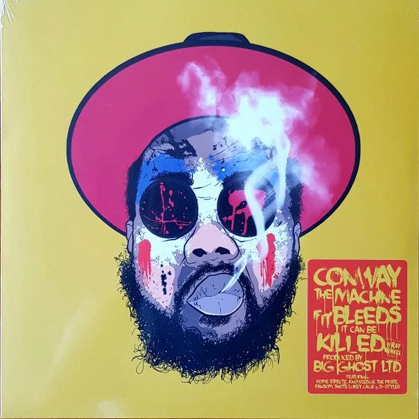 Conway The Machine X Big Ghost LTD - Conway The Machine x Big Ghost LTD - If It Bleeds It Can Be Killed LP vinyl record cover