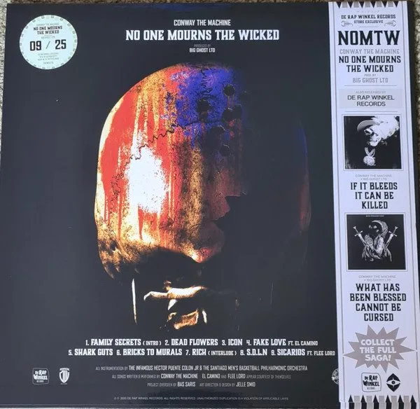 Conway The Machine - Conway The Machine - No One Mourns The Wicked LP vinyl record cover