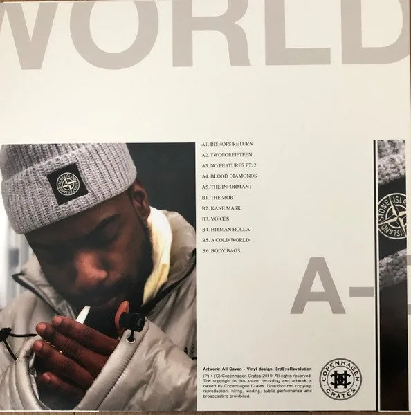 ANKHLEJOHN - ANKHLEJOHN - A-Cold-World* LP vinyl record cover