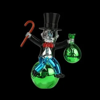 Martin de Noir Money Man chrome sculpture