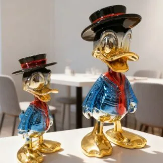 Martin de Noir Donald Duck Chrome chrome sculpture