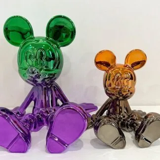 Martin de Noir Chrome love Mouse chrome sculpture