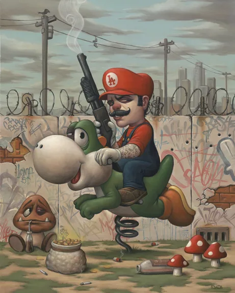NEW PRINT by Bob Dob - Mario 13